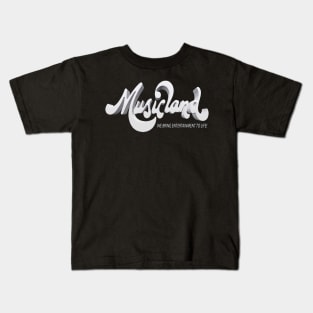 Musicland Music Store Logo 3D Kids T-Shirt